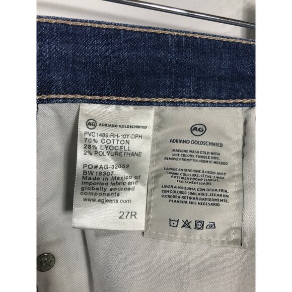 AG Women's 27 Hailey Ex-Boyfriend Roll-Up Jean Denim Shorts Distressed Everyday - Picture 7 of 9